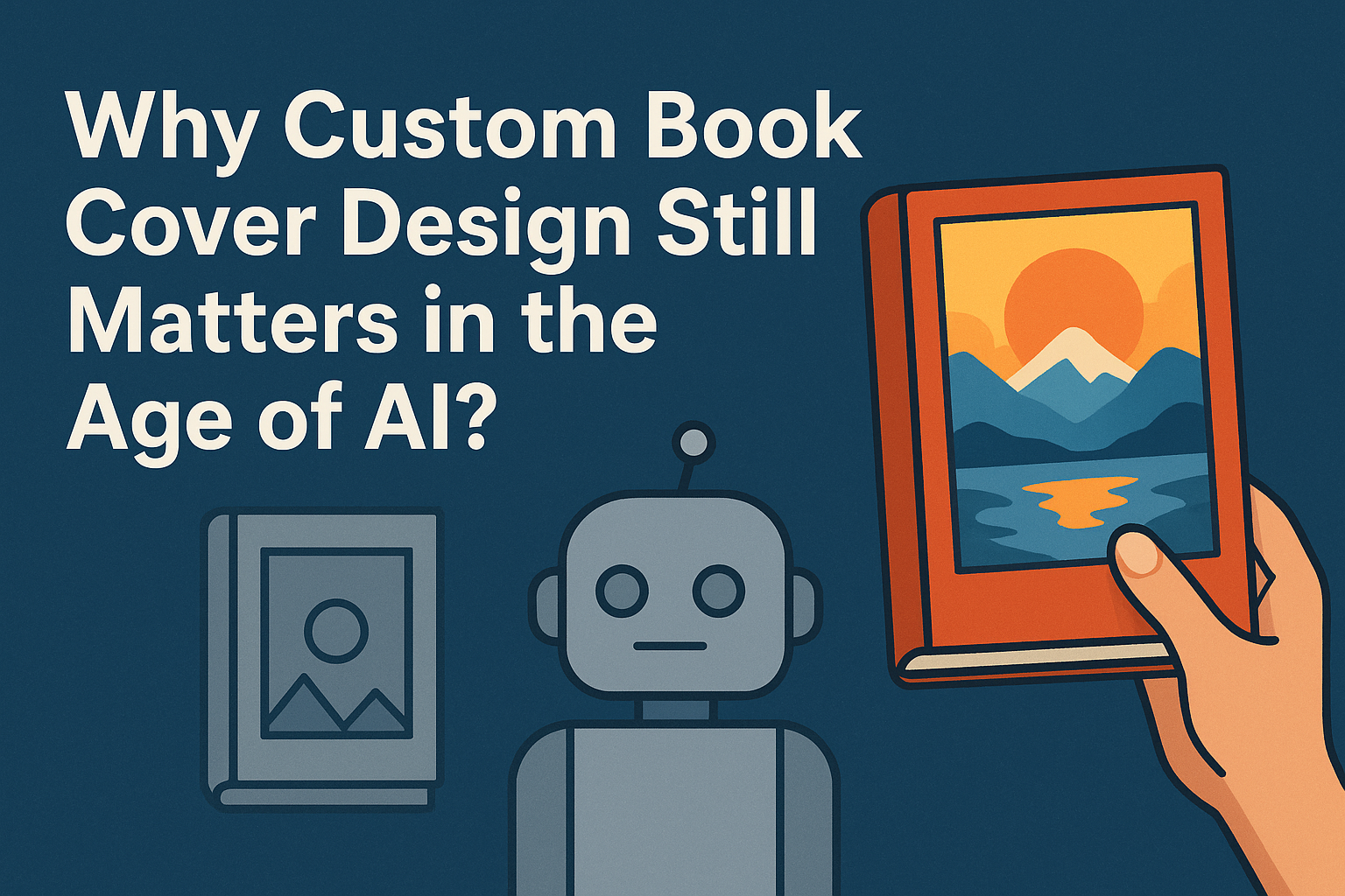 Custom Book Cover Design Still Matters in the Age of AI