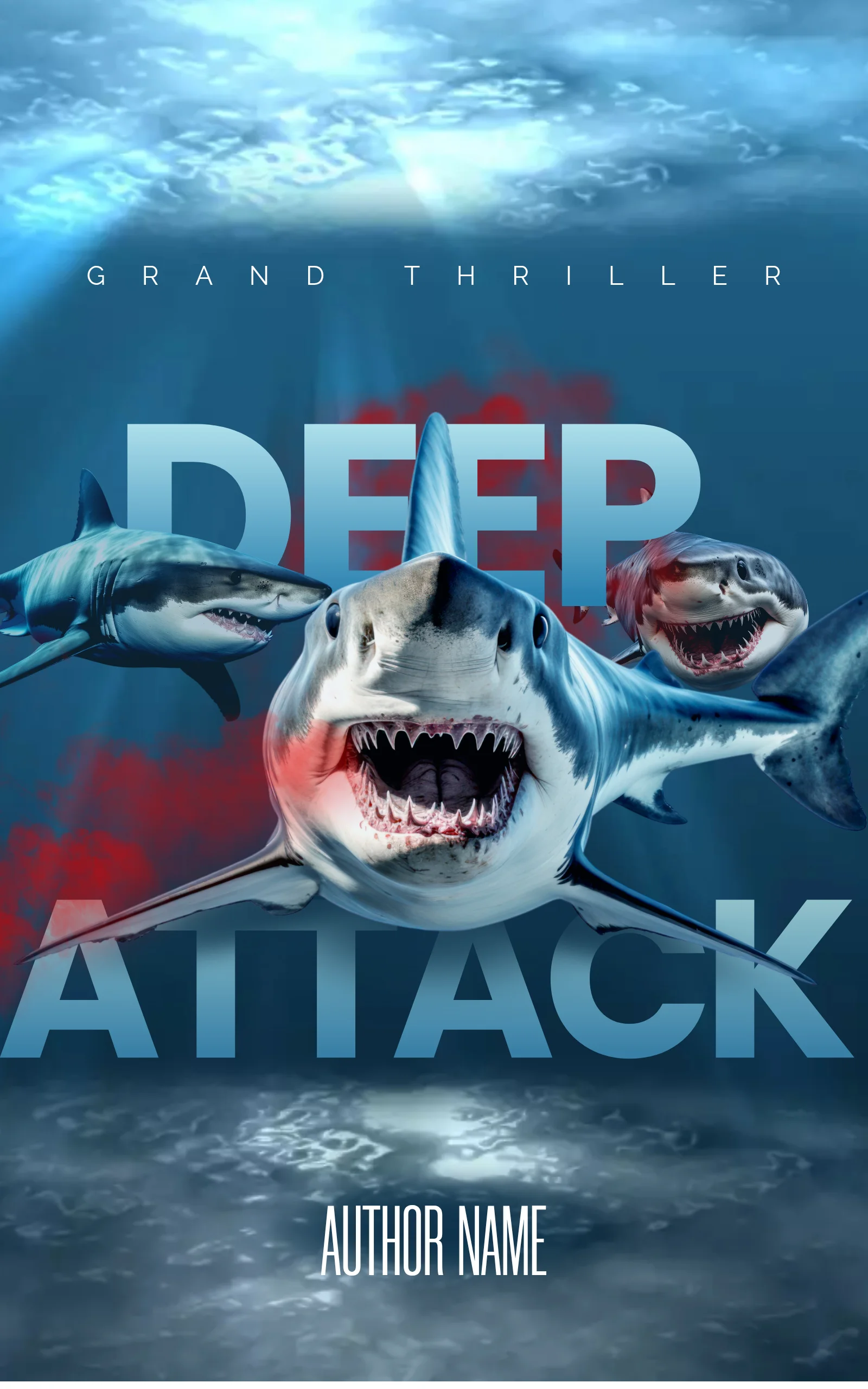 Deep Attack Mystery, Thriller & Suspense Book Cover